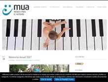 Tablet Screenshot of musicaparaelautismo.org